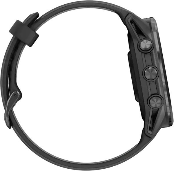 Смарт-годинник Garmin Forerunner 970 Carbon Gray DLC Titanium w. Black Case and Black/Translucent W. Band (010-02969-00/10)