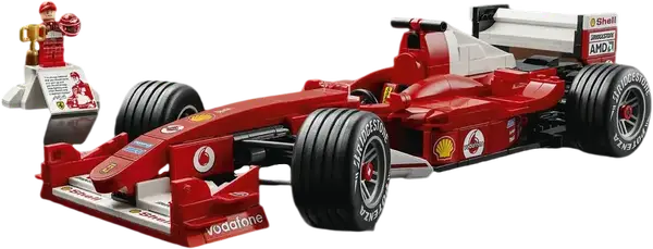Блоковий конструктор, Авто конструктор LEGO Icons Ferrari F2004 and Michael Schumacher (11375)