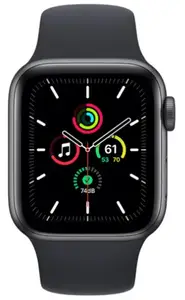 Смарт-годинник Apple Watch SE GPS 40mm Space Gray Aluminum Case w. Midnight S. Band (MKQ13)