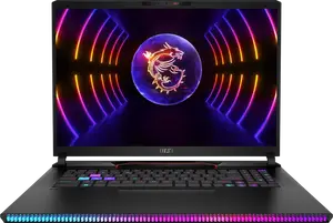 Ноутбук MSI Raider GE78 HX i9-14900HX/32GB/2TB/Win11 RTX4080 240Hz (GE78 HX14VHG-626PL)