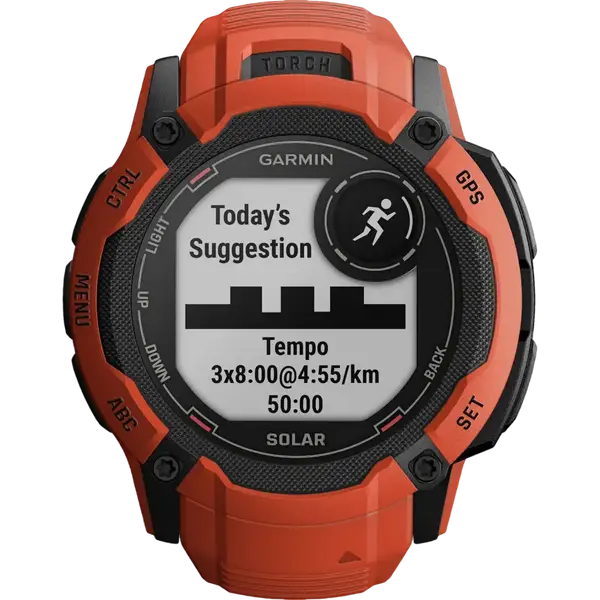 Смарт-годинник Garmin Instinct 2X Solar Flame Red (010-02805-11/01)