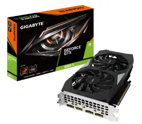 Відеокарта GIGABYTE GeForce GTX 1660 Ti OC 6G (GV-N166TOC-6GD)