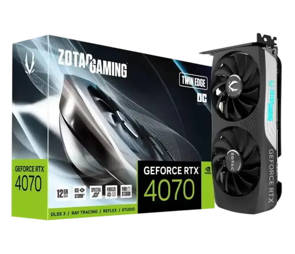 Видеокарта Zotac GAMING GeForce RTX 4070 Twin Edge OC (ZT-D40700H-10M)