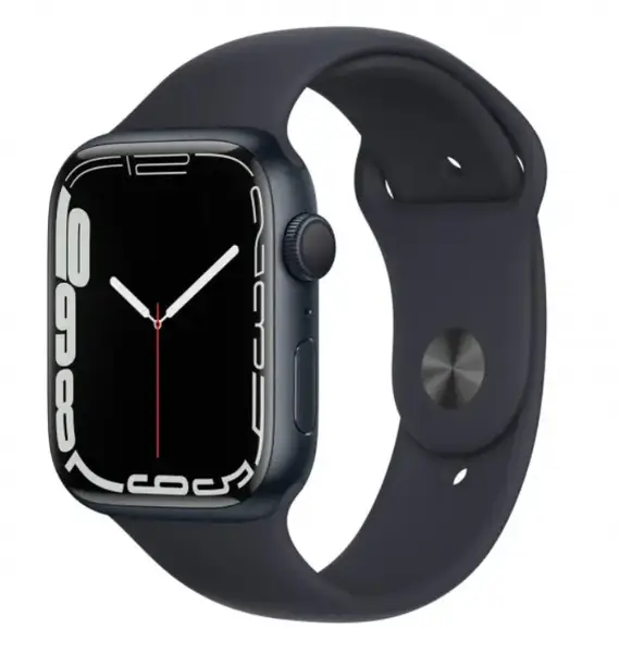 Смарт-годинник Apple Watch Series 7 GPS 45mm Midnight Aluminum Case With Midnight Sport Band (MKN53)