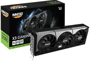 Відеокарта INNO3D GeForce RTX 5080 X3 Gaming OC 16GB GDDR7 DLSS4 (G50803-16D7X-17603930) Відеокарта INNO3D GeForce RTX 5080 X3 Gaming OC 16GB GDDR7 DLSS4 (G50803-16D7X-17603930)