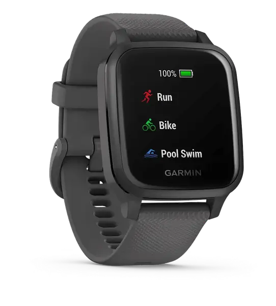 Смарт-годинник Garmin Venu Sq Slate with Gray Band (010-02427-10/00)