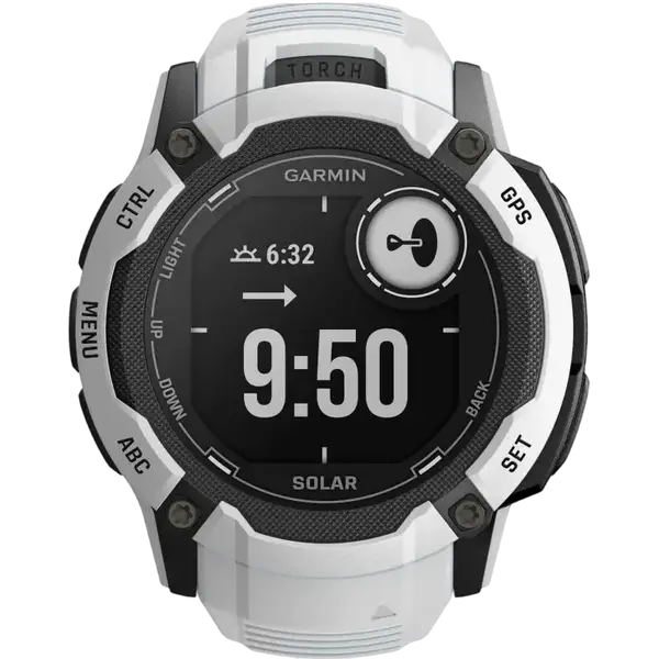 Смарт-годинник Garmin Instinct 2X Solar Whitestone (010-02805-14/04/44)