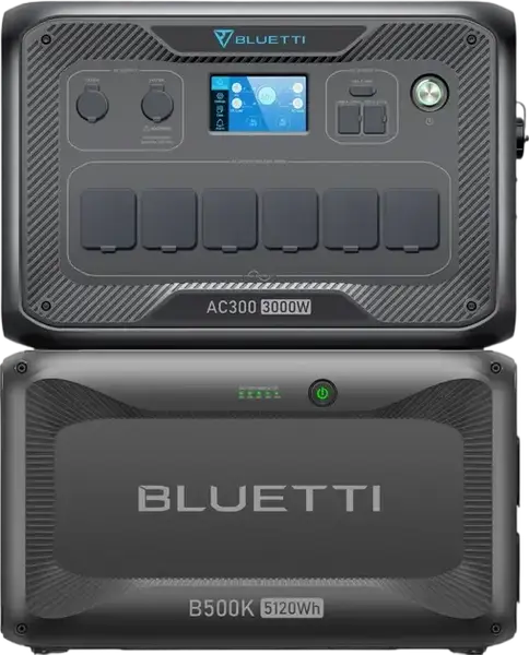 Комплект зарядної станції BLUETTI AC300 + battery module B500K