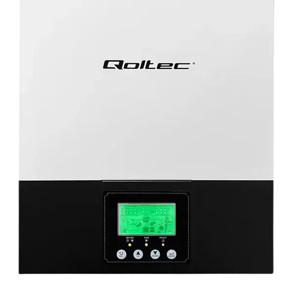 Гібридний сонячний інвертор Qoltec Hybrid Off-Grid 2,4KW / 80A / MPPT (53876)