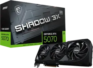 Відеокарта MSI GeForce RTX 5070 Shadow 3X OC 12GB GDDR7 DLSS4 (5070 12G SHADOW 3X OC)