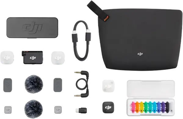 Мікрофонна система DJI Mic Mini 2 (2 TX + 1 RX + зарядний кейс) (CP.RN.00000529.01 / 6937224139749)