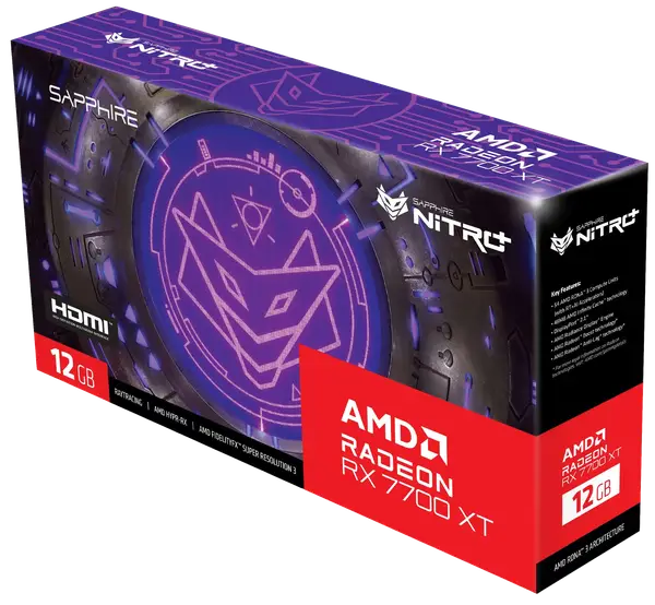 Відеокарта Sapphire Radeon RX 7700 XT NITRO+ Gaming OC 12GB GDDR6 (11335-02-20G)