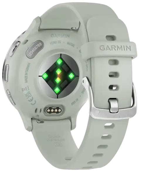 Смарт-годинник Garmin Venu 3S Silver S. Steel Bezel w. Sage Gray Case and S. Band (010-02785-01)