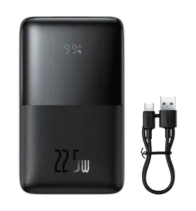 Зовнішній акумулятор (Power Bank) Baseus Bipow Digital Display Fast Charge 20000mAh 22.55W Black (PPBD040301)