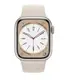 Смарт-годинник Apple Watch 8 41/Starlight Aluminum/Starlight Sport LTE (MNHY3)