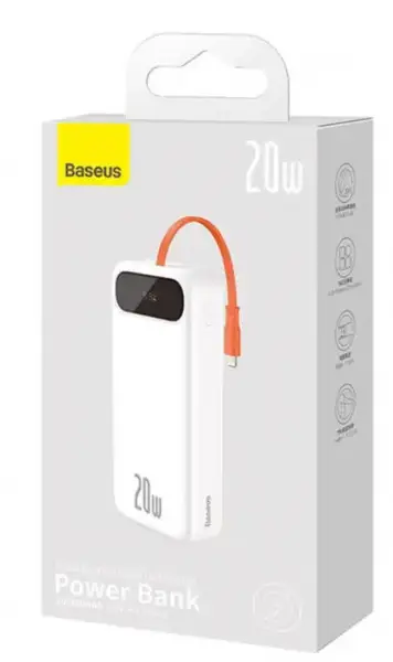 Зовнішній акумулятор (Power Bank) Baseus Block 20000mAh 22.5W (PPLK000002)