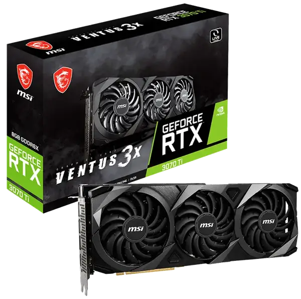Відеокарта MSI GeForce RTX 3070 Ti VENTUS 3X 8G