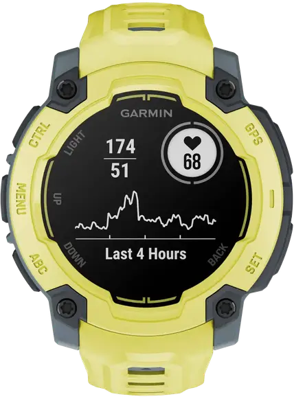 Смарт-годинник Garmin Instinct E 45mm Electric Lime with Electric Lime Band (010-02933-01)