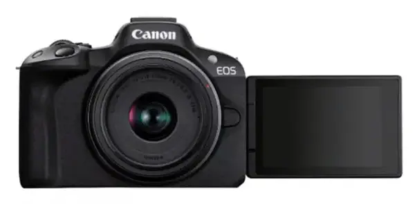 Бездзеркальний фотоапарат Canon EOS R50 kit RF-S 18-45mm IS STM + RF-S 55-210mm IS STM Black (5811C034)