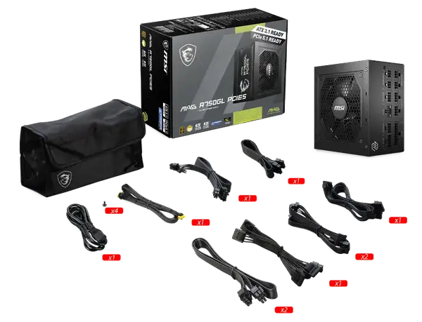 Блок живлення MSI MAG A750GL PCIE5