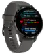 Смарт-часы Garmin Venu 3S Slate S. Steel Bezel w. Pebble Gray Case and S. Band (010-02785-00)