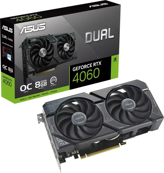 Відеокарта ASUS DUAL-RTX4060-O8G