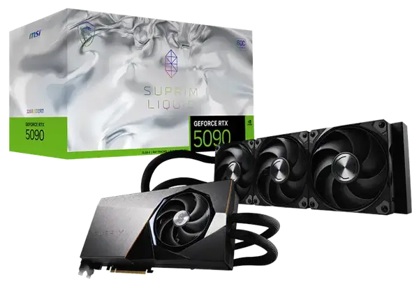 Відеокарта MSI GeForce RTX 5090 32G SUPRIM LIQUID SOC