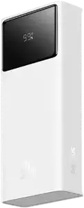 Зовнішній акумулятор (павербанк) Baseus Star-Lord Digital Display Fast Charging 20000mAh 30W Cluster White P10022904213-00