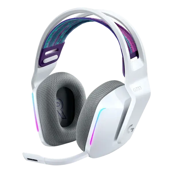 Навушники Logitech G733 LIGHTSPEED Wireless RGB WHITE (981-000883)