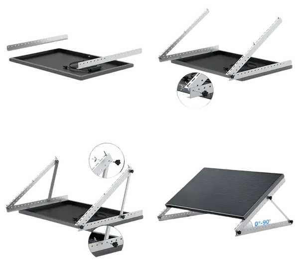Кріплення EcoFlow під сонячні панелі 100 Вт Tilt Mount Bracket (AA-frame-28in)