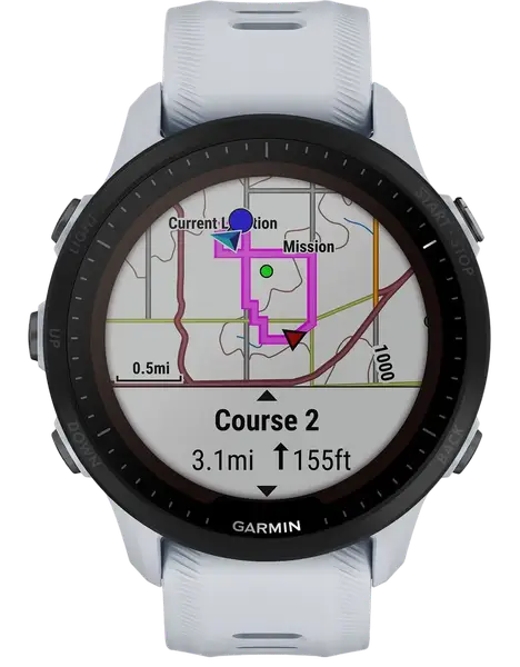 Смарт-часы Garmin Forerunner 955 Solar Whitestone (010-02638-01/21)