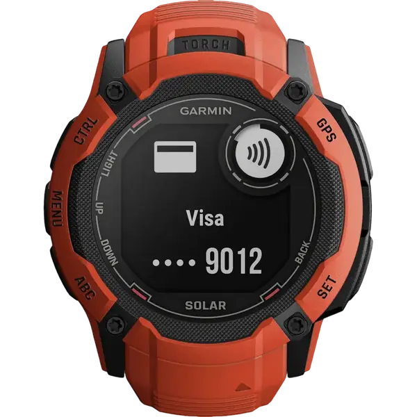 Смарт-годинник Garmin Instinct 2X Solar Flame Red (010-02805-11/01)