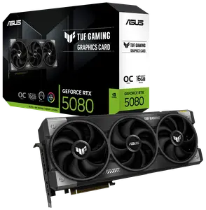 Відеокарта ASUS GeForce RTX 5080 TUF Gaming OC 16GB GDDR7 DLSS4 (TUF-RTX5080-O16G-GAMING) Відеокарта ASUS GeForce RTX 5080 TUF Gaming OC 16GB GDDR7 DLSS4 (TUF-RTX5080-O16G-GAMING)