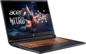Ноутбук Acer Nitro V 17 AI Ryzen 5-240/16GB/512/Win11 RTX5060 (ANV17-41 || NH.QYUEP.002)