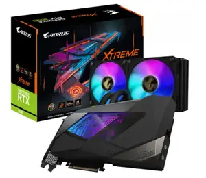 Відеокарта GIGABYTE AORUS GeForce RTX 3090 XTREME WATERFORCE 24G (GV-N3090AORUSX W-24GD)