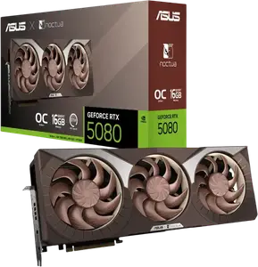 Відеокарта ASUS GeForce RTX 5080 Noctua OC 16GB GDDR7 DLSS4 (RTX5080-O16G-NOCTUA) Відеокарта ASUS GeForce RTX 5080 Noctua OC 16GB GDDR7 DLSS4 (RTX5080-O16G-NOCTUA)