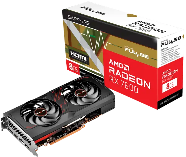 Відеокарта Sapphire Radeon RX 7600 8 GB PULSE (11324-01)