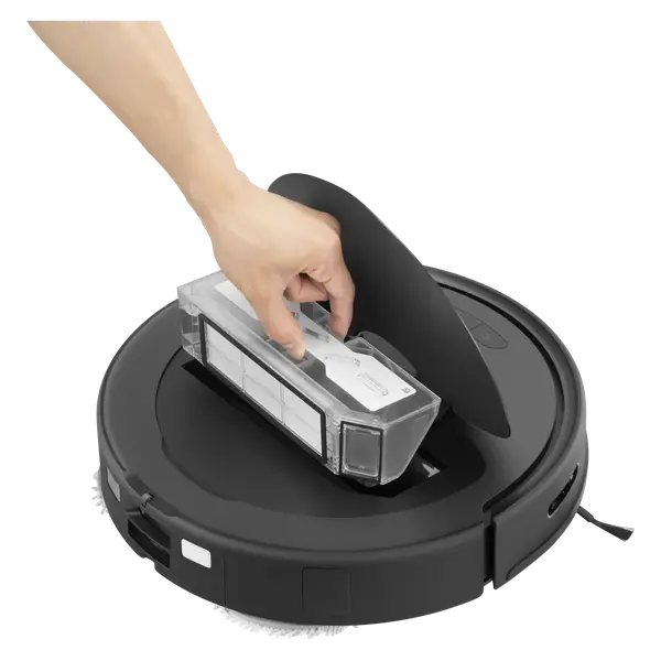 Робот-пилосос з вологим прибиранням RoboRock Q Revo Black (QR52-00)