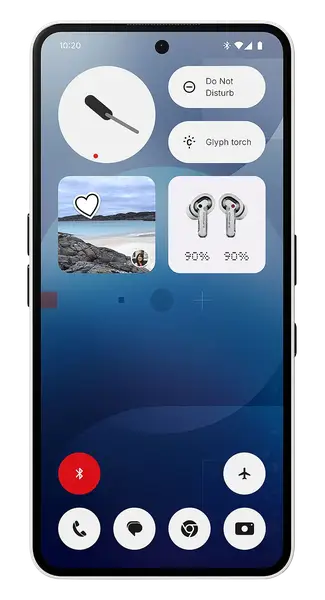 Смартфон Nothing Phone (3a) 5G 8/128GB White 120Hz (A10400143)