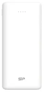 Зовнішній акумулятор (павербанк) Silicon Power Share C20QC 1xUSB-C, 2xUSB-A, PD18W, QC3.0 20000mAh White (SP20KMAPBKC20QCW)