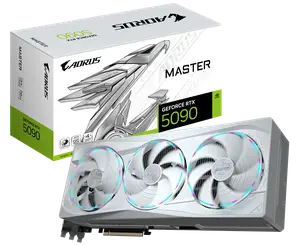 Відеокарта Gigabyte GeForce RTX 5090 AORUS Master Ice 32GB GDDR7 DLSS4 (GV-N5090AORUSM ICE-32GD)