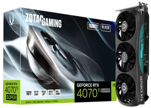 Відеокарта Zotac GeForce RTX 4070 Ti SUPER Trinity Black Edition 16GB GDDR6X (ZT-D40730D-10P) Відеокарта Zotac GeForce RTX 4070 Ti SUPER Trinity Black Edition 16GB GDDR6X (ZT-D40730D-10P)