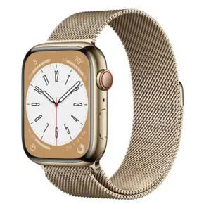 Смарт-годинник Apple Watch 8 45/Gold Milanese Loop LTE (MNKQ3)