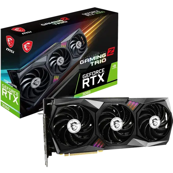 Відеокарта MSI GeForce RTX 3060 GAMING Z TRIO 12G