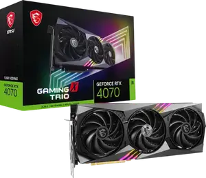 Відеокарта MSI GeForce RTX 4070 GAMING X TRIO 12G Відеокарта MSI GeForce RTX 4070 GAMING X TRIO 12G