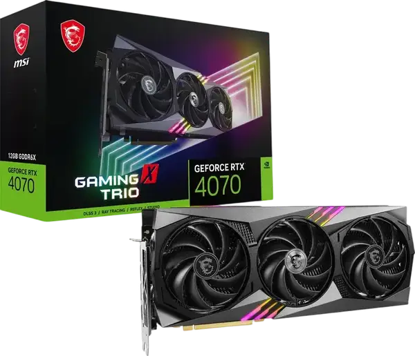 Відеокарта MSI GeForce RTX 4070 GAMING X TRIO 12G