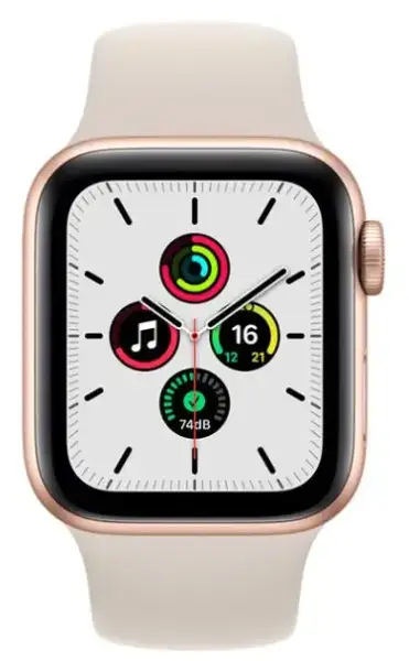Смарт-годинник Apple Watch SE GPS 40mm Gold Aluminum Case w. Starlight S. Band (MKQ03)