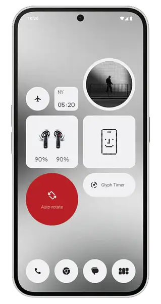 Смартфон Nothing Phone (2a) 5G 12/256GB Milk 120Hz