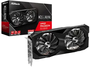 Відеокарта ASRock Radeon RX 6600 Challenger D 8GB (RX6600 CLD 8G) Відеокарта ASRock Radeon RX 6600 Challenger D 8GB (RX6600 CLD 8G)