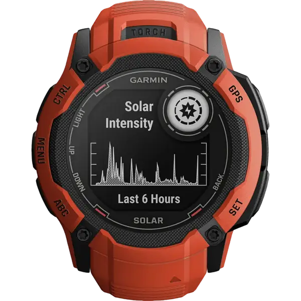 Смарт-годинник Garmin Instinct 2X Solar Flame Red (010-02805-11/01)